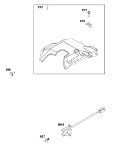 Part Location Diagram of 596689 Briggs and Stratton Module, Electronic Governor